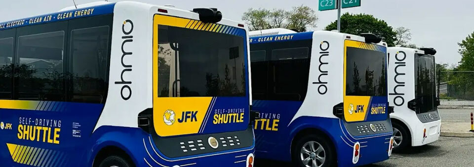 JFK Airport’s newest ride? Not planes, but self-driving shuttles.