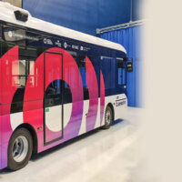 Fusion Processing reveal autonomous full-sized electric bus