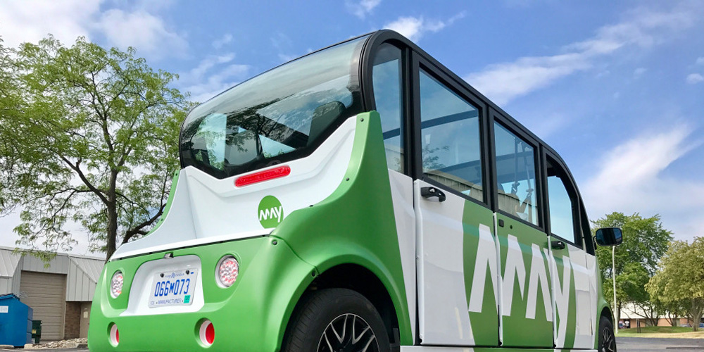 Autonomous shuttle startup May Mobility expands to a third U.S. city