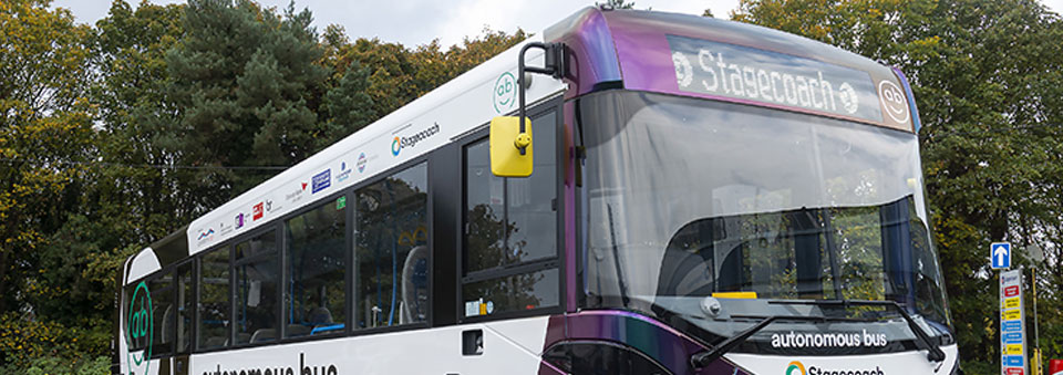 Stagecoach reaches next key milestone in autonomous bus project