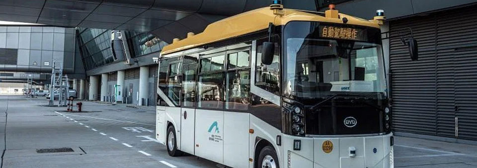 Hong Kong airport’s robobus offers glimpse of driverless future