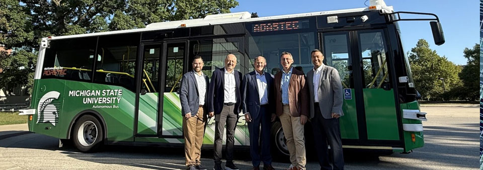 ADASTEC Launches Automated Bus at MSU