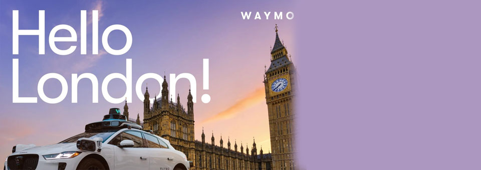 Waymo Autonomous Taxis Coming to London