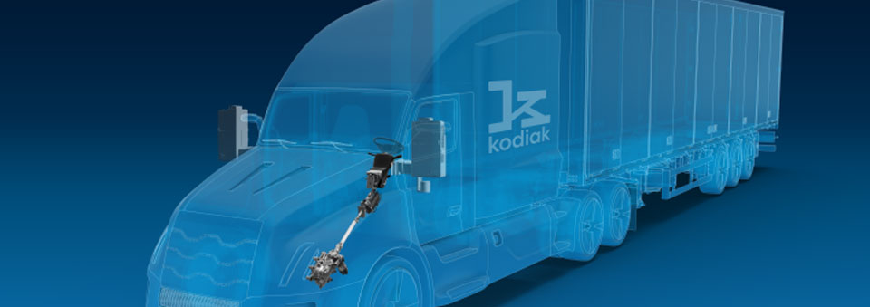 Kodiak AI and ZF Partner on Steering for 100 Kodiak-Powered Driverless Trucks