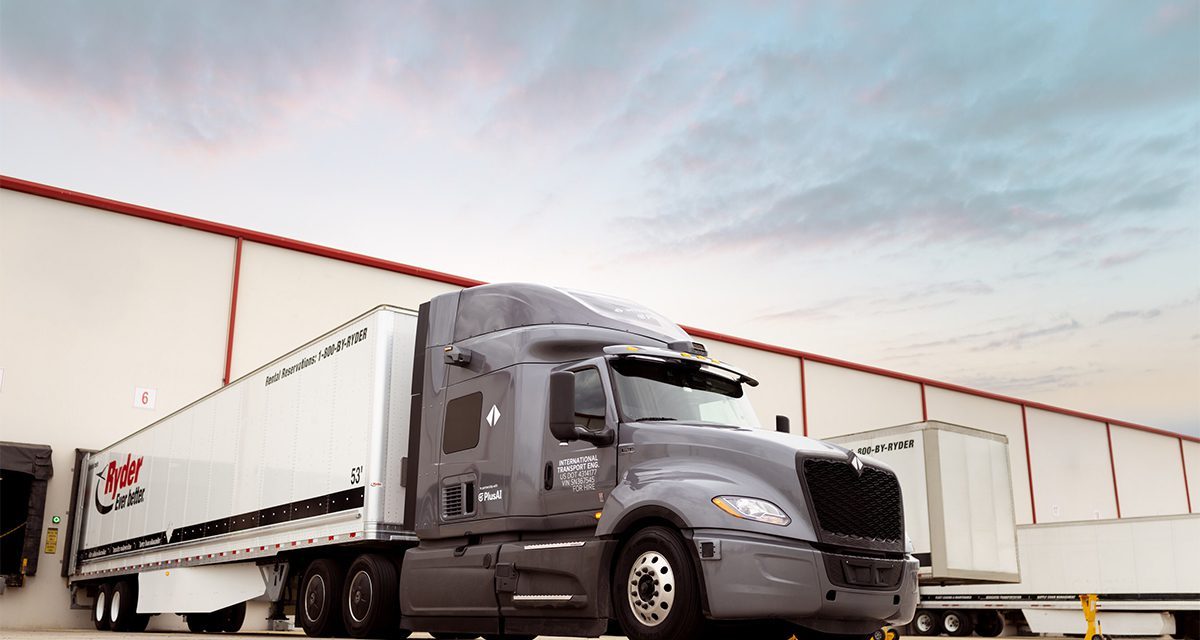 International Launches Level 4 Autonomous Freight Pilot with Ryder