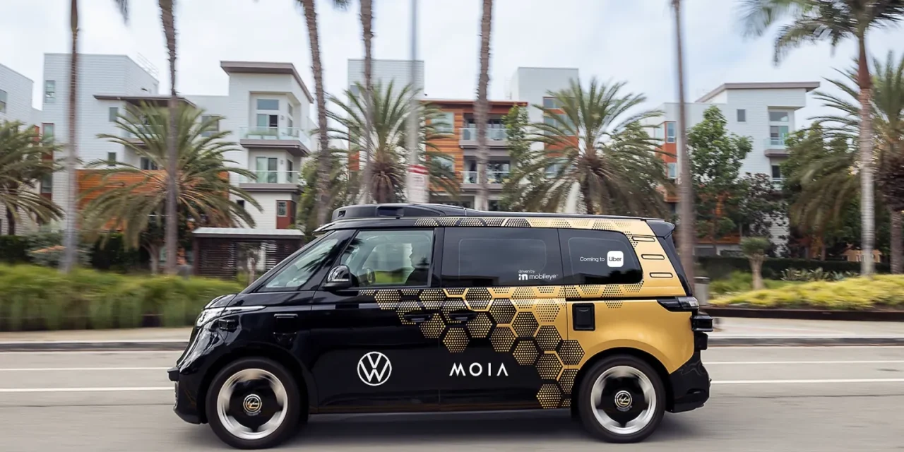 Volkswagen begins testing its self-driving microbuses in Los Angeles ahead of launch with Uber