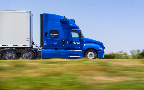 Aurora Launches Second-Generation Driverless Trucks in U.S. to Meet Customer Demand